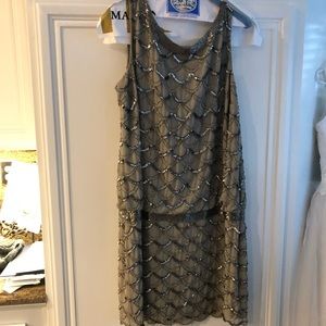 Adrianna Pappel beaded short gown